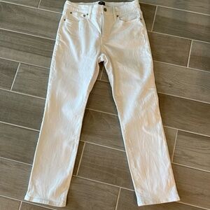 J.Crew Jeans - White Slim Boyfriend Straight Leg